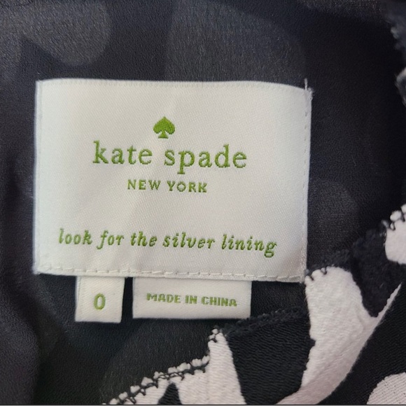 KATE SPADE Dancing Hearts Dizzy Shift Dress Size 0 - Picture 8 of 10